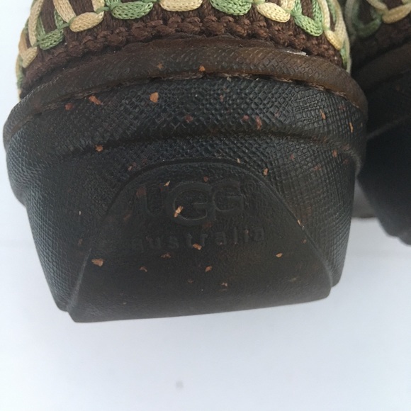 Ugg brown suede leather Women Size 7 boots - Picture 4 of 8